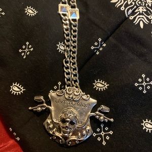 Live to ride necklace